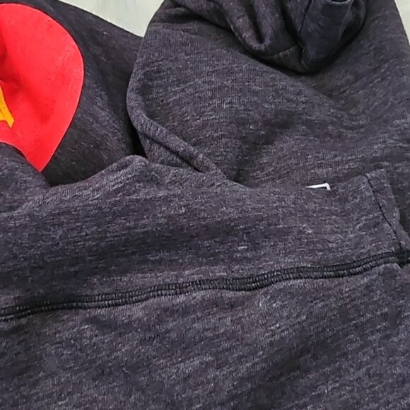 Blue 84 Charcoal Gray Long Sleeve Sweatshirt Tunic with KC Heart Graphic - Picture 13 of 16